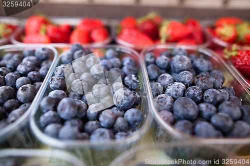 Image of Blueberries and strawberries