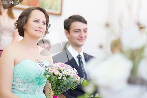 Image of Wedding couple geting merried.