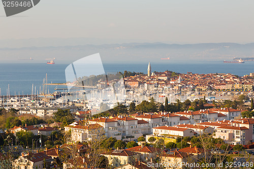 Image of Picturesque old town Izola, Slovenia.