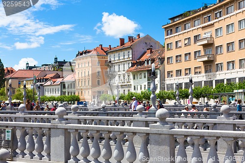 Image of Romantic medieval Ljubljana, Slovenia, Europe.