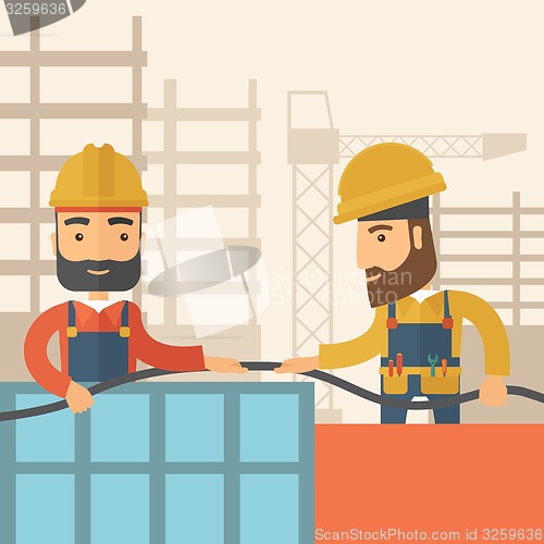 Image of Two builders