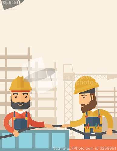 Image of Two builders