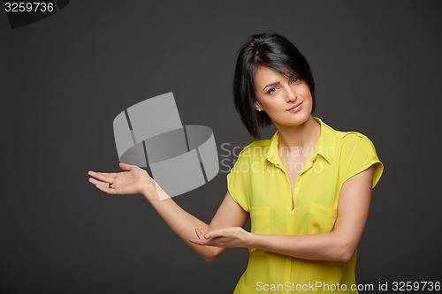 Image of Woman showing copy space