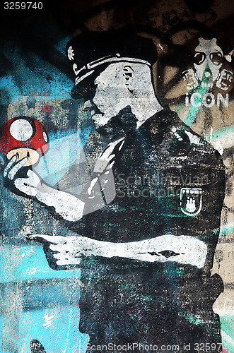 Image of Banksy street art