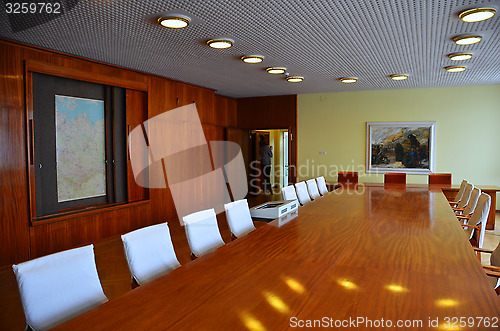 Image of The situation room at the Stasi museum, Berlin