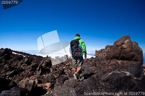 Image of Hiking - Male hiker