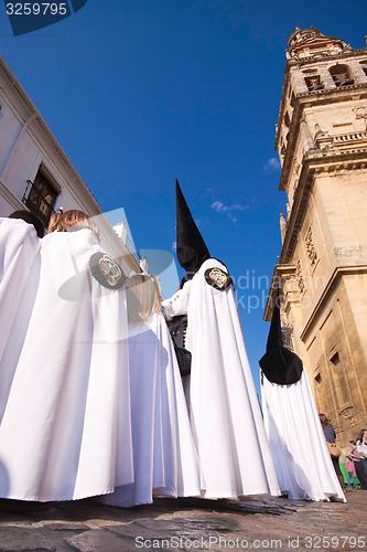 Image of Semana Santa (Holy Week) in Cordoba, Spain.