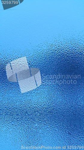 Image of Water drops on glass