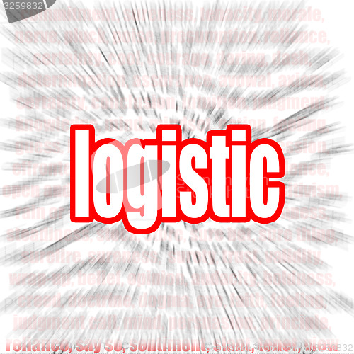 Image of Logistic word cloud