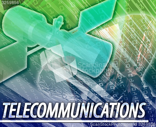 Image of Telecommunications Abstract concept digital illustration