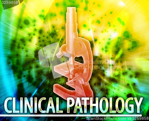 Image of Clinical pathology Abstract concept digital illustration