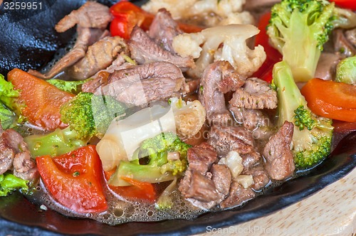 Image of meat with vegetables