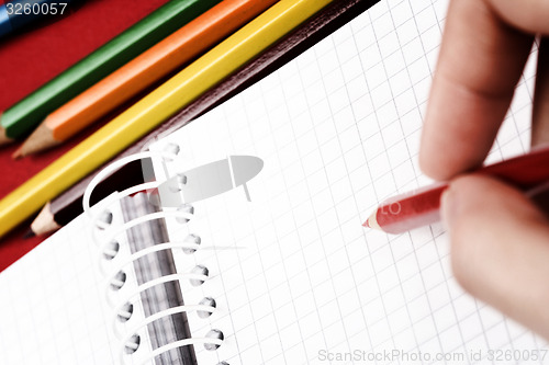 Image of Pencil and agenda