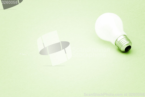 Image of Background with lit lightbulb