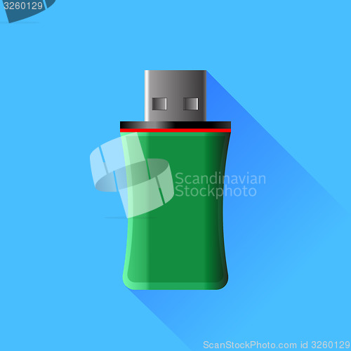 Image of Green Memory Stick