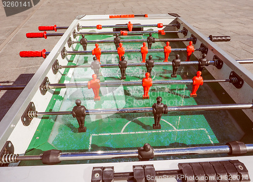 Image of Retro look Table football