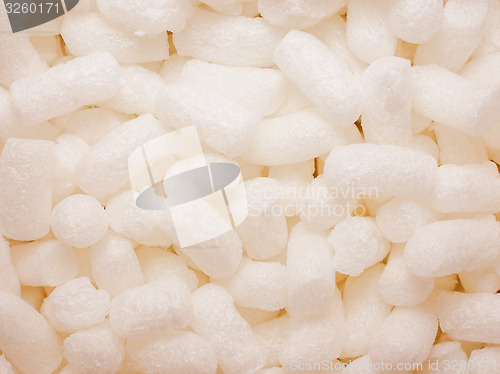 Image of Retro look White polystyrene beads background