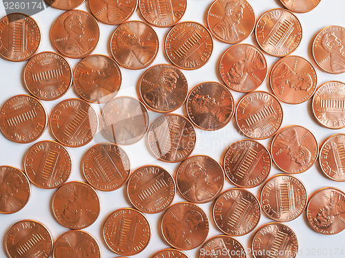 Image of Dollar coins 1 cent