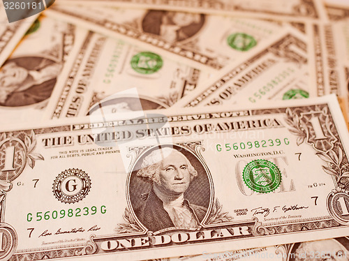 Image of Retro look Dollar notes 1 Dollar