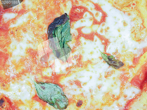 Image of Margherita pizza background