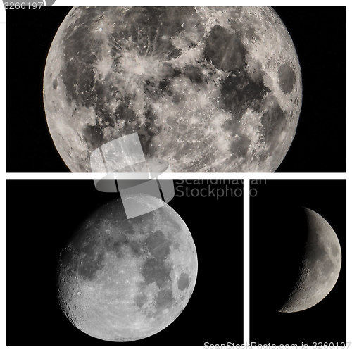 Image of Moon set