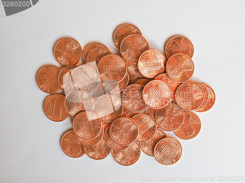 Image of Dollar coins 1 cent