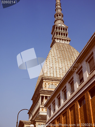 Image of Retro look Mole Antonelliana Turin