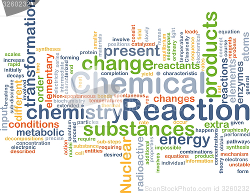 Image of Chemical reaction background concept