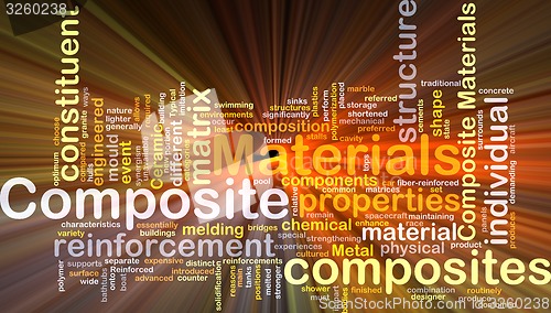 Image of Composite materials background concept glowing