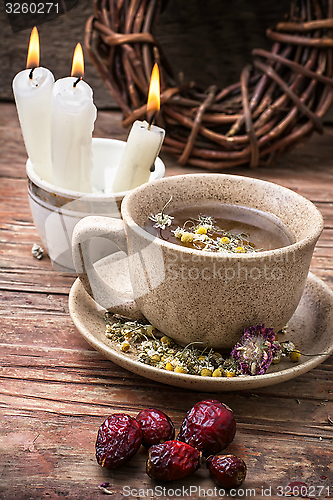 Image of healing with chamomile broth