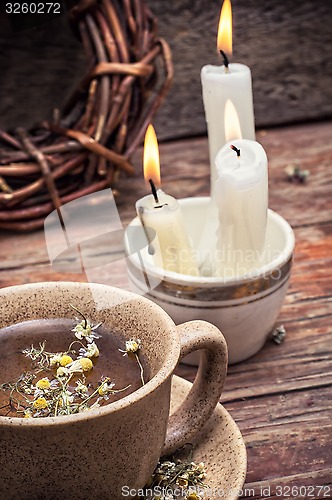 Image of healing with chamomile broth