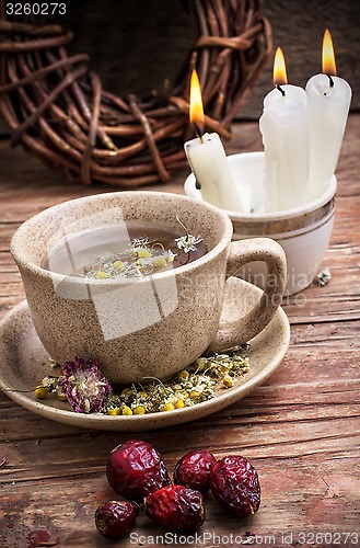 Image of healing with chamomile broth