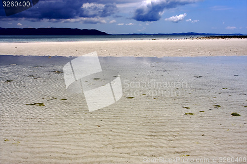 Image of  sky sand  and isle