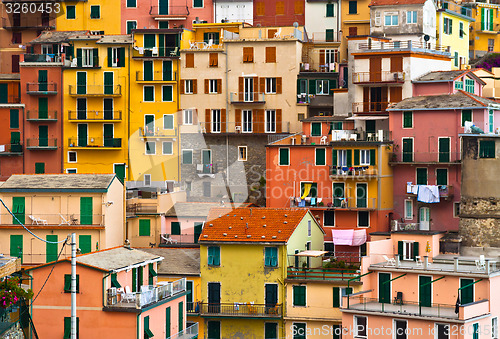 Image of Colourful Manarola village, Cinque Terre, Italy. 