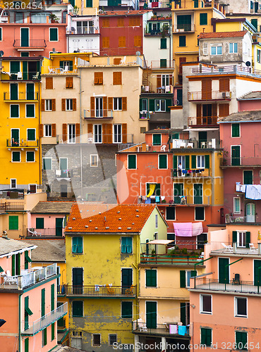 Image of Colourful Manarola village, Cinque Terre, Italy. 