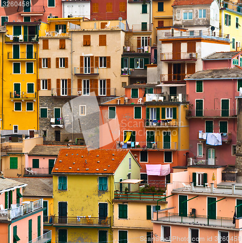 Image of Colourful Manarola village, Cinque Terre, Italy. 