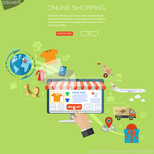 Image of Online Shopping Concept