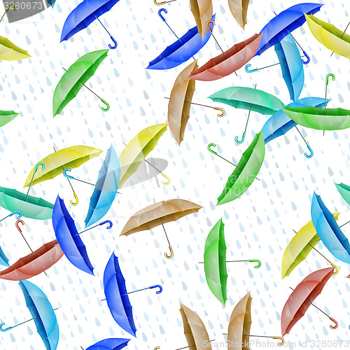 Image of Rainy Day, Seamless Pattern. EPS 10