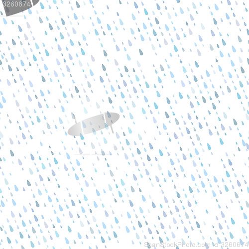 Image of Seamless raindrops pattern. EPS 10