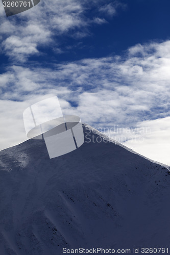 Image of Winter mountains at morning