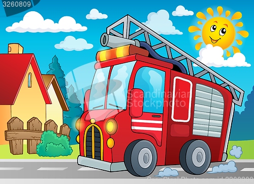 Image of Fire truck theme image 2