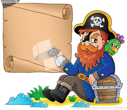 Image of Sitting pirate theme image 6