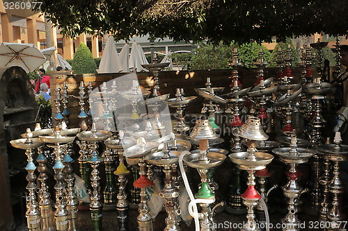 Image of Hookah waiting to serve clients 4742