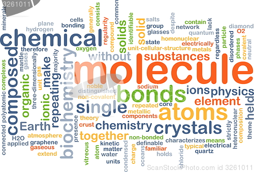 Image of Molecule background concept