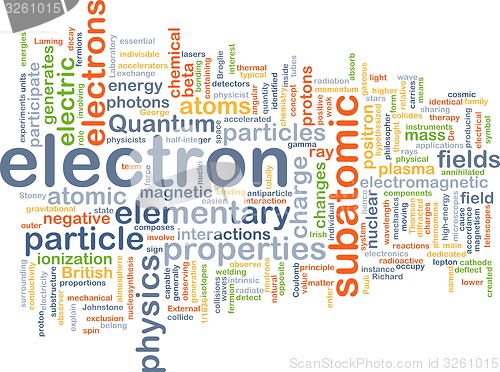 Image of Electron background concept