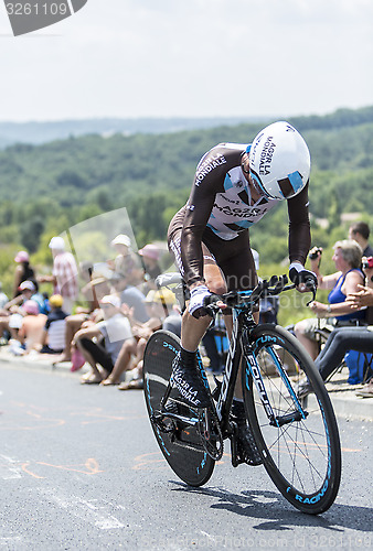 Image of The Cyclist Samuel Dumoulin - Tour de France 2014