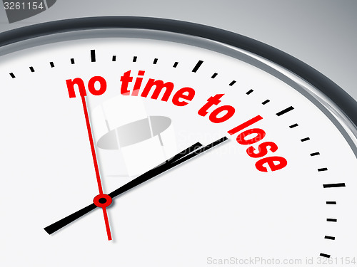 Image of no time to lose