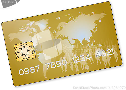 Image of Gold credit card