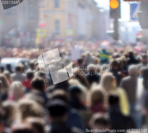 Image of Street crowd