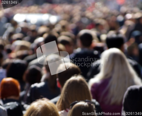 Image of Street crowd